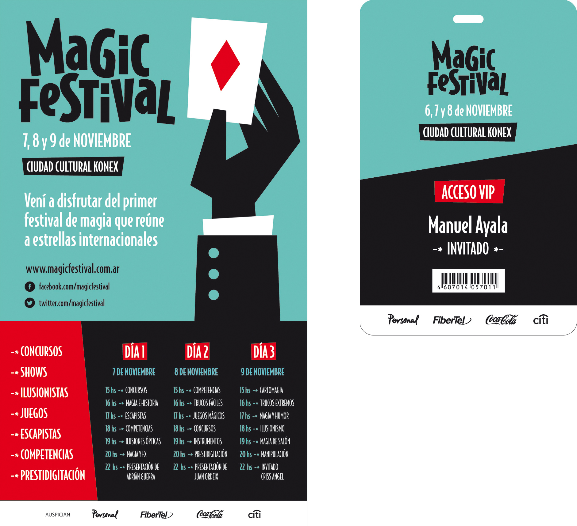 Magic Festival Email & Credential