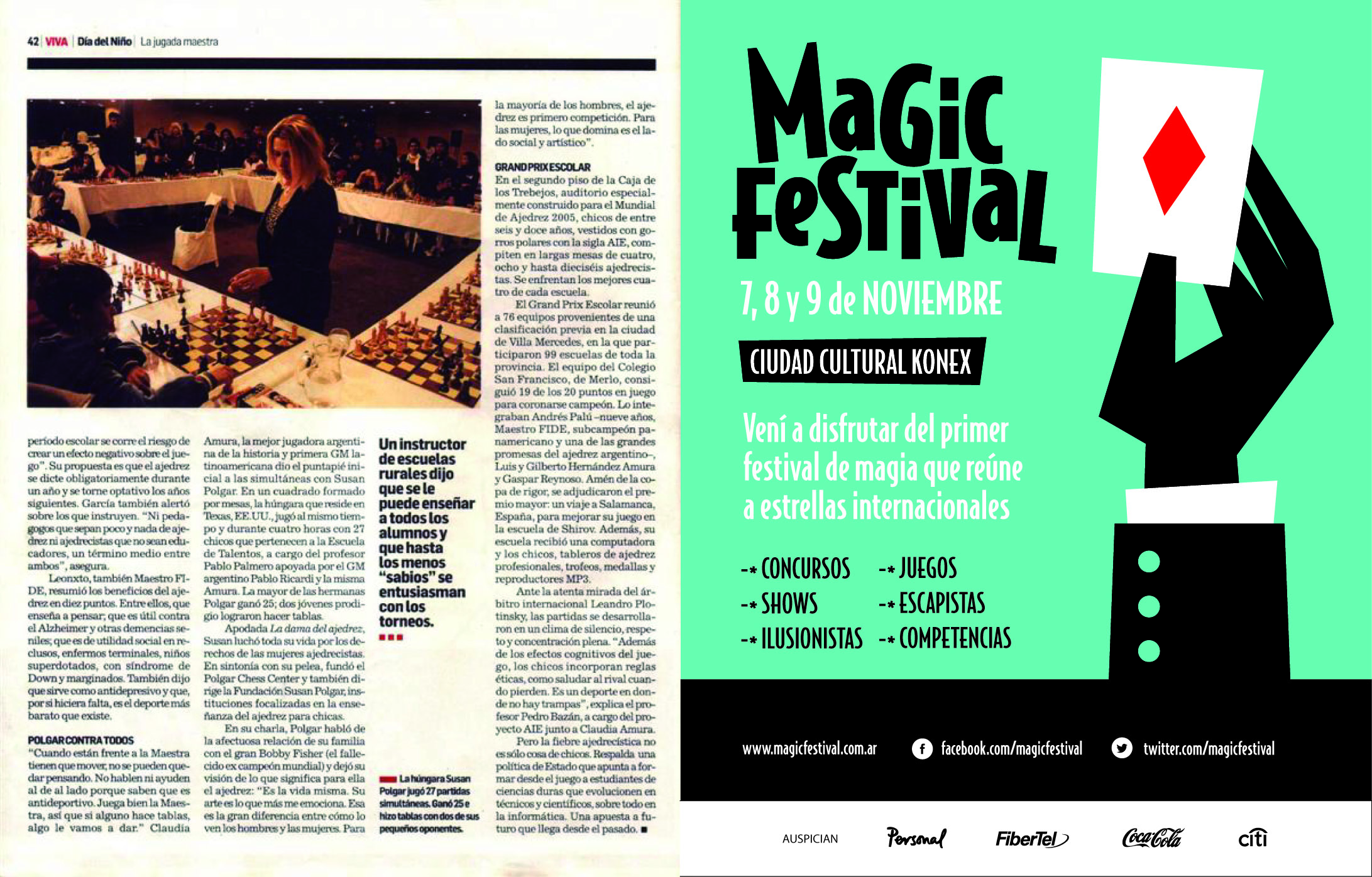 Magic Festival Magazine Advertisement
