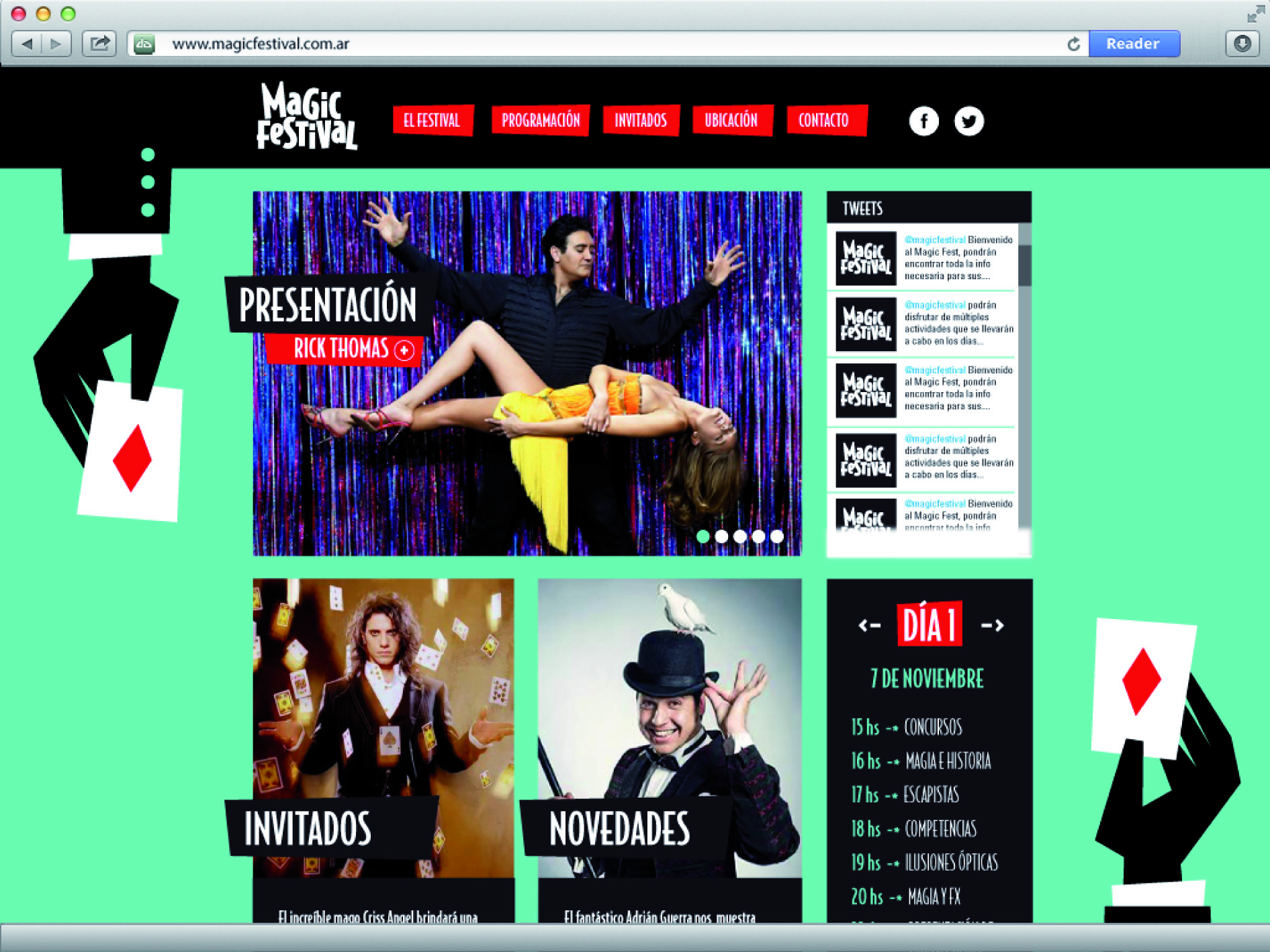 Magic Festival Website